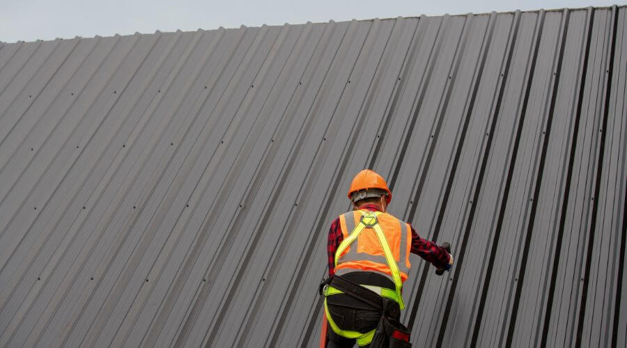 Professional metal roof installation services in Pamplin, VA